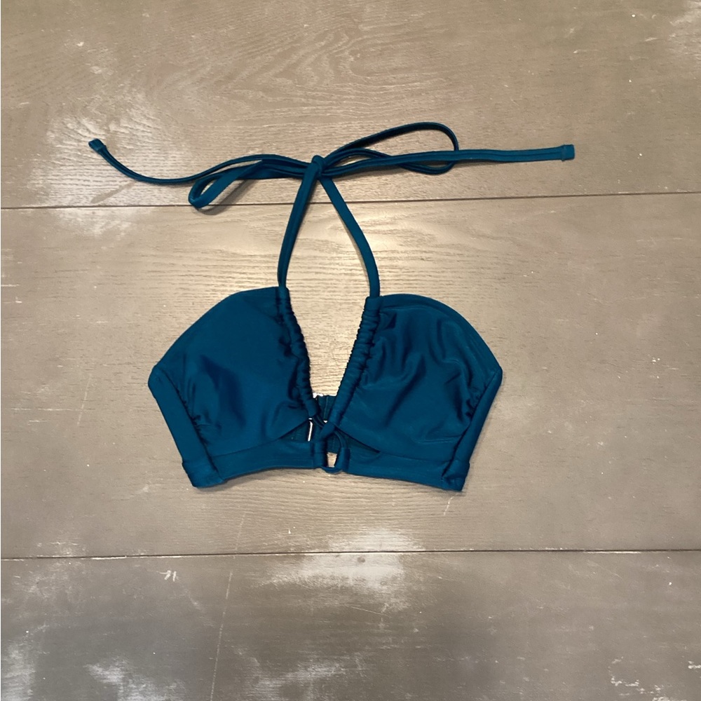 Teal Halter Bikini Top - Women Swim